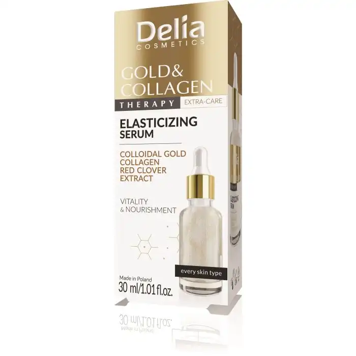 Sérum Gold - Collagen Elasticidad 30 ml - Delia - Comparador de precios