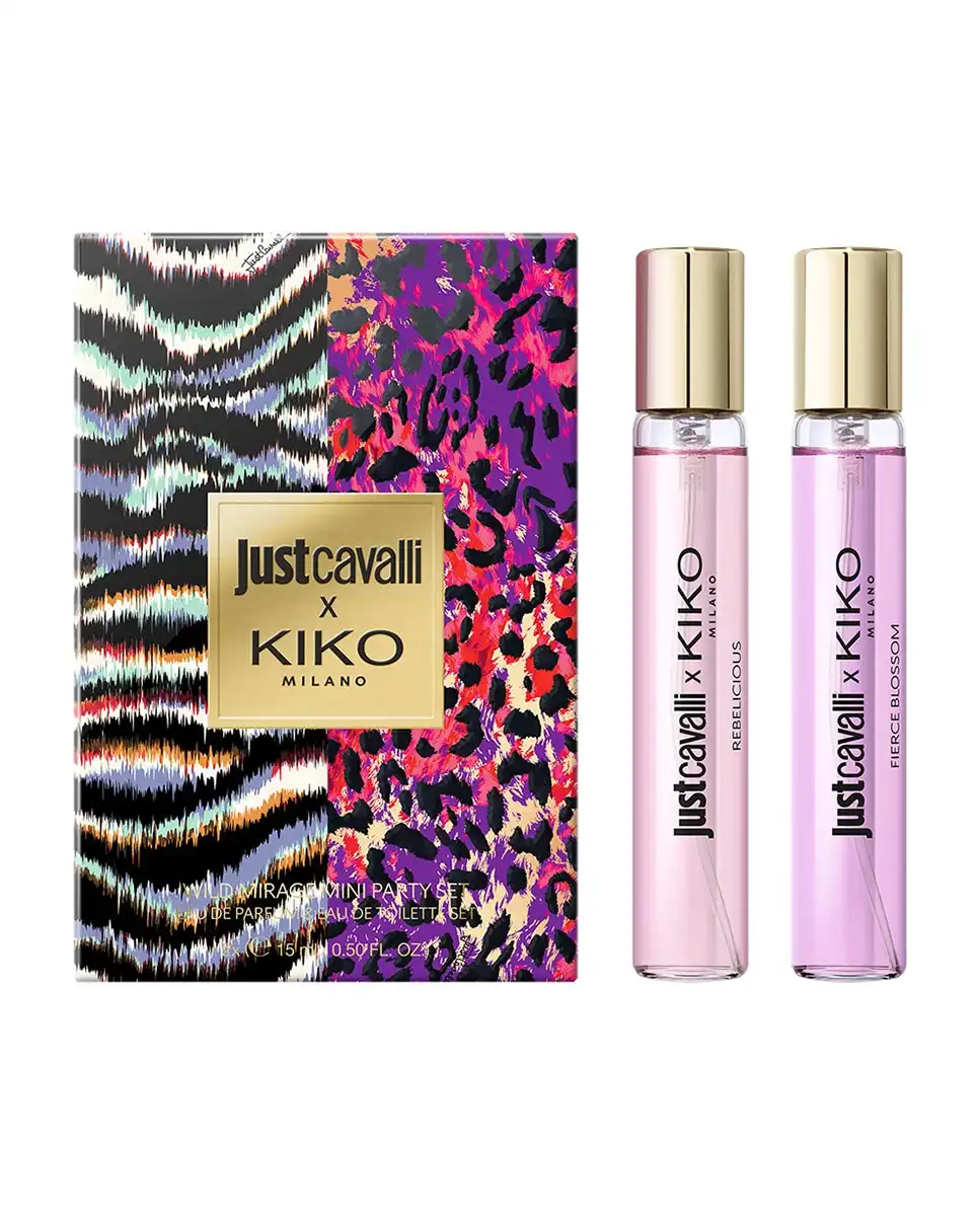 Set con dos minifragancias Just Cavalli X Kiko Milano Wild Mirage Mini Party Set - Kiko Milano - Comparador de precios