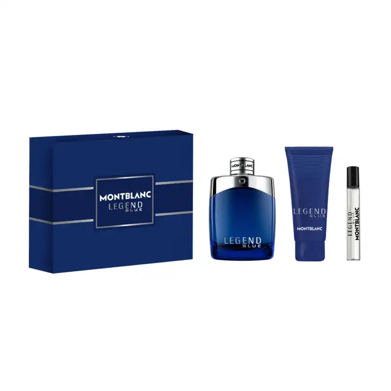 Set Legend Blue Eau De Parfum 100 Ml + 7,5 Ml + Shower Gel - Montblanc - Comparador de precios