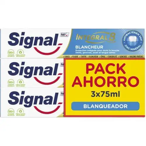 Signal Blanqueador Triplo 225 ml Pasta Dentífrica - Signal - Comparador de precios