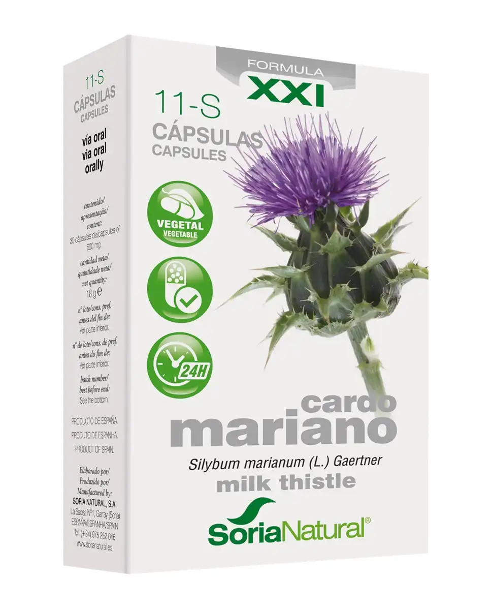 Soria Natural - 30 Cápsulas Cardo Mariano - Soria Natural - Comparador de precios