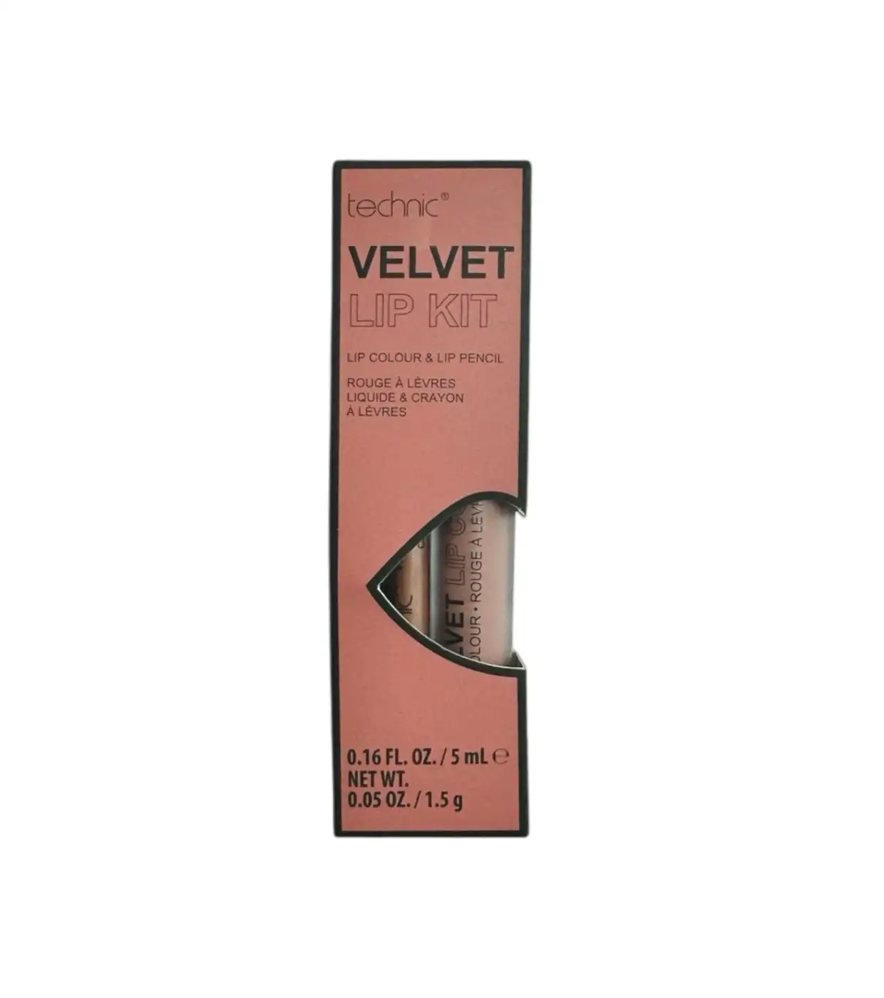 Technic Cosmetics - Perfilador de labios + labial líquido Velvet Lip Kit - Iced Mocha - Technic Cosmetics - Comparador de precios