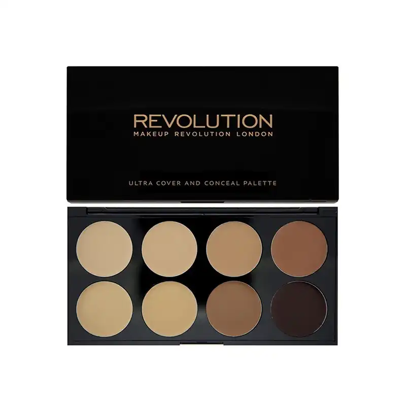 Ultra Cover And Concealer Palette Medium Dark - REVOLUTION - Comparador de precios