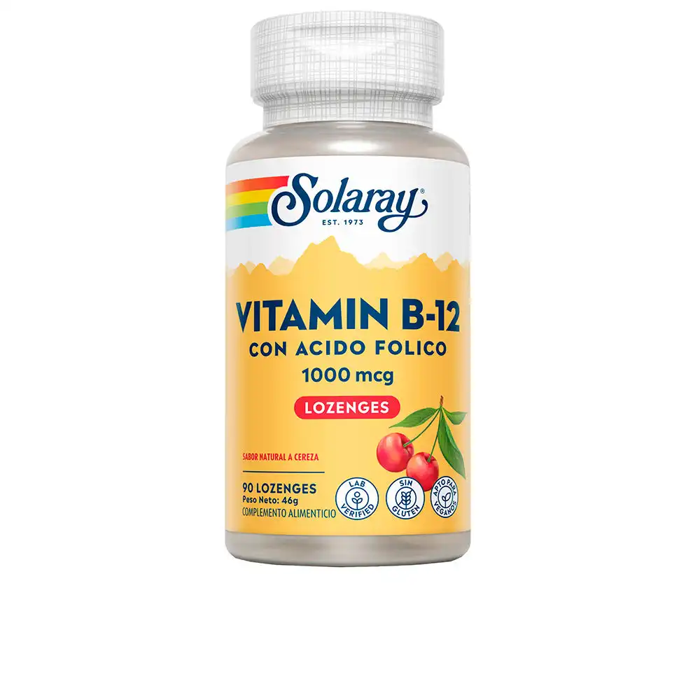 Vit B12 2000 Mcg comprimidos sublinguales 90 u - Solaray - Comparador de precios