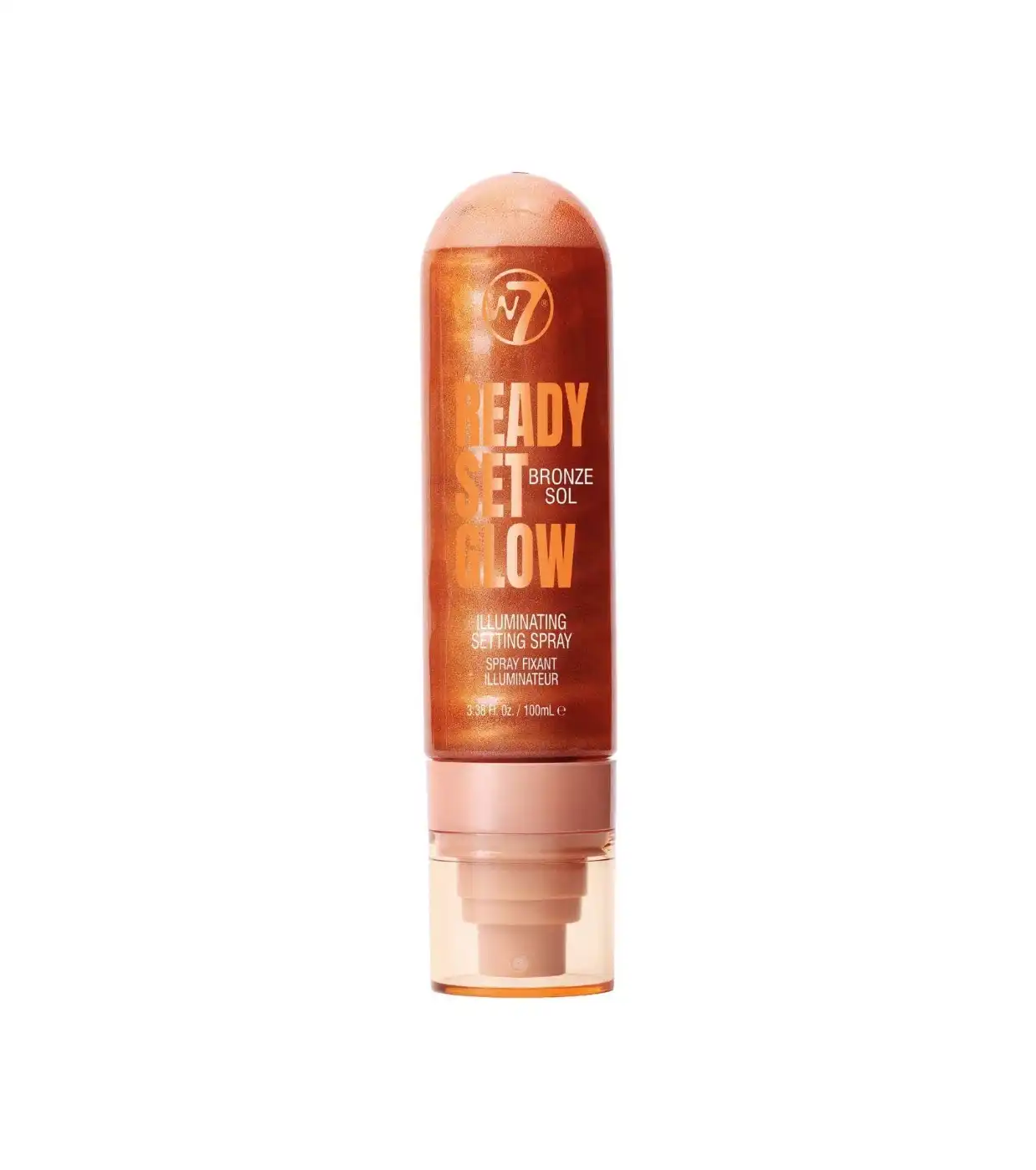 W7 Cosmetics - Spray fijador de maquillaje Ready, Set, Glow - Bronze Sol - W7 - Comparador de precios