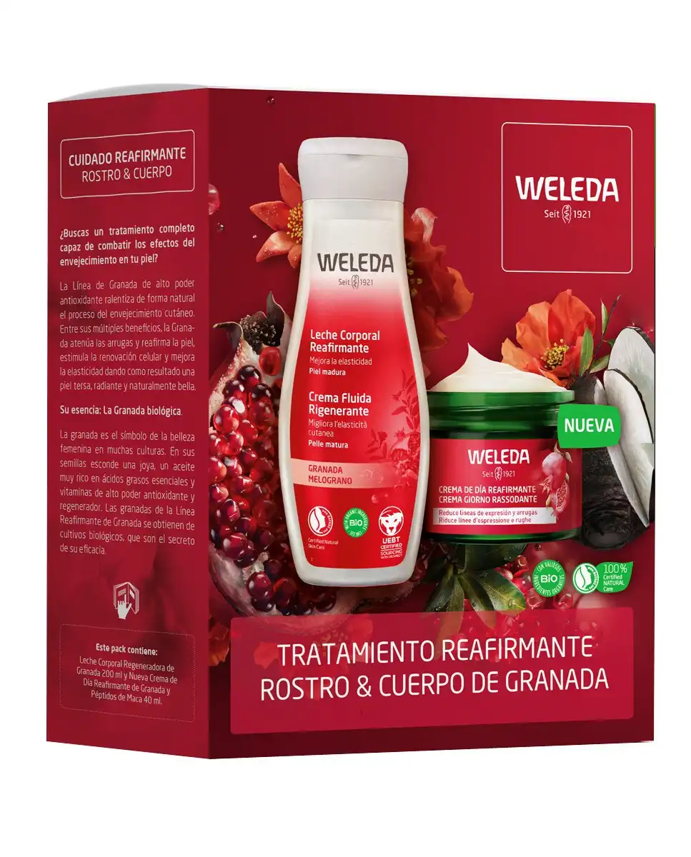 Weleda - Pack Tratamiento Reafirmante Rostro & Cuerpo - Granada Weleda. - Weleda - Comparador de precios