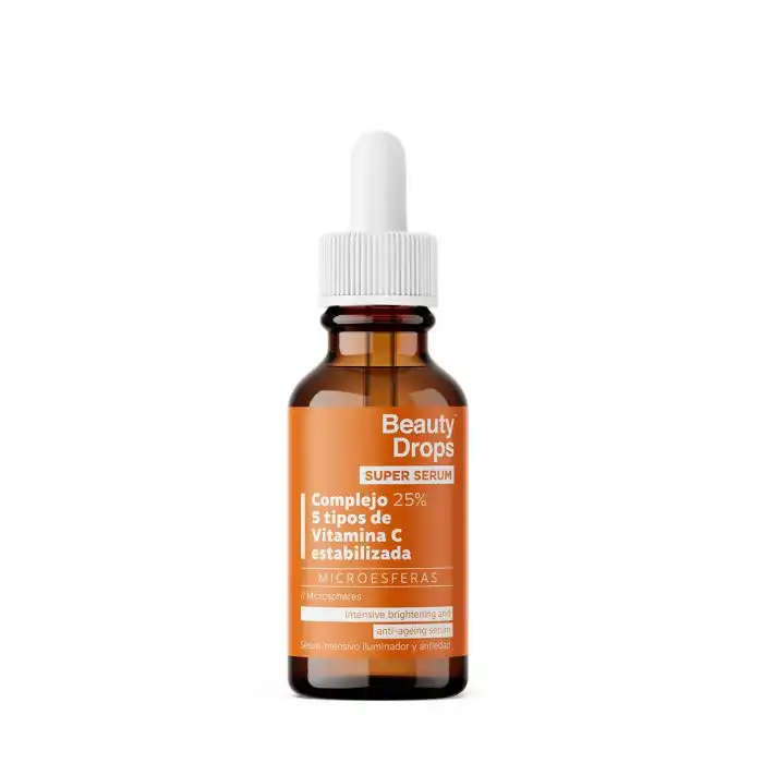 ¡33% DTO! Super Sérum Intensivo Iluminador y Antiedad con Vitamina C Estabilizada 30 ml - Beauty Drops - Comparador de precios