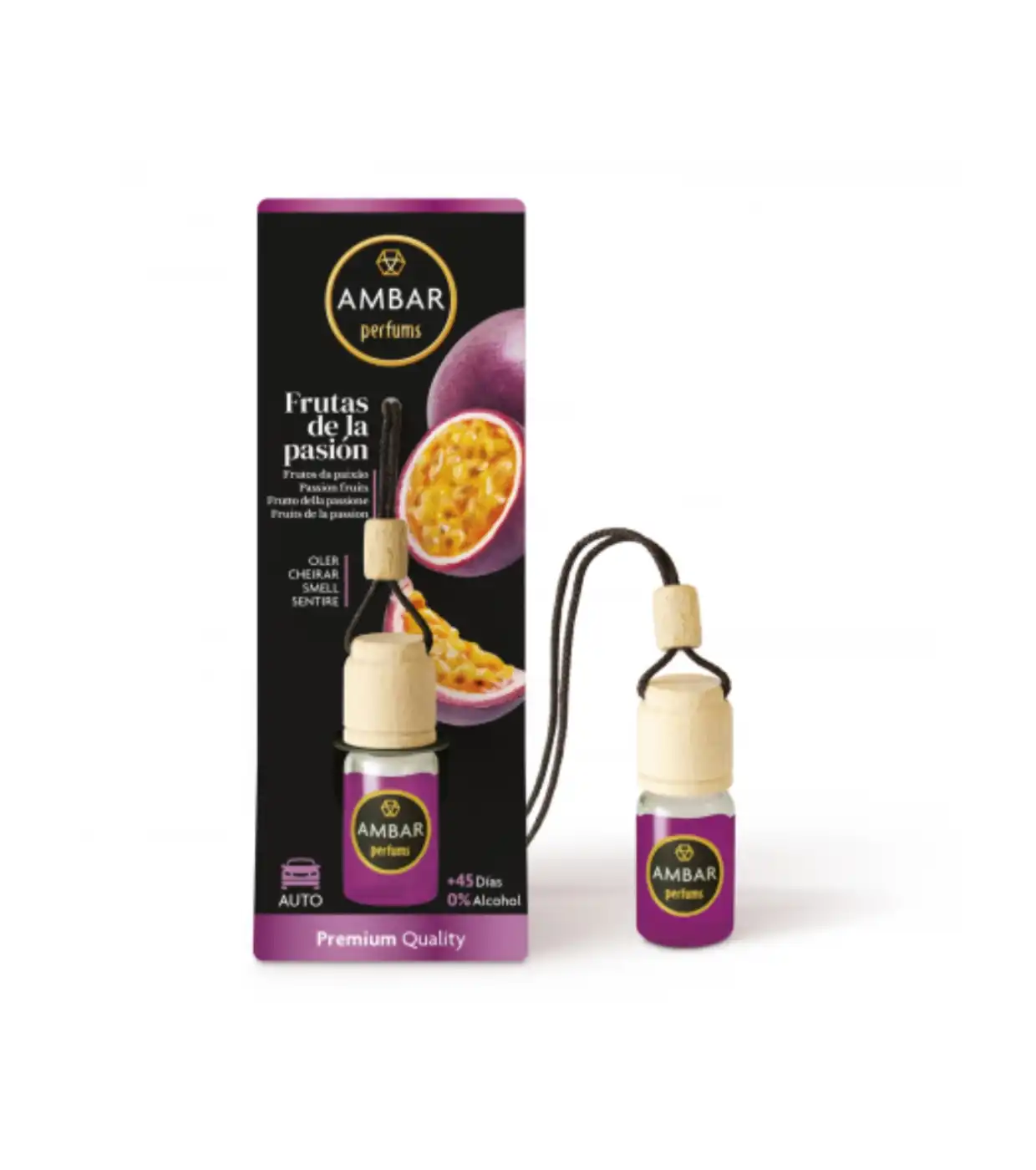 AMBAR Perfums - Ambientador para coche - Frutas de la pasión - Ambar Perfums - Comparador de precios