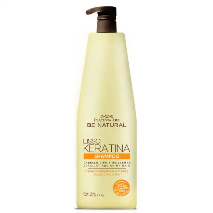 Be natural Lisso Keratina Shampoo , 1000 ml - Be Natural - Comparador de precios