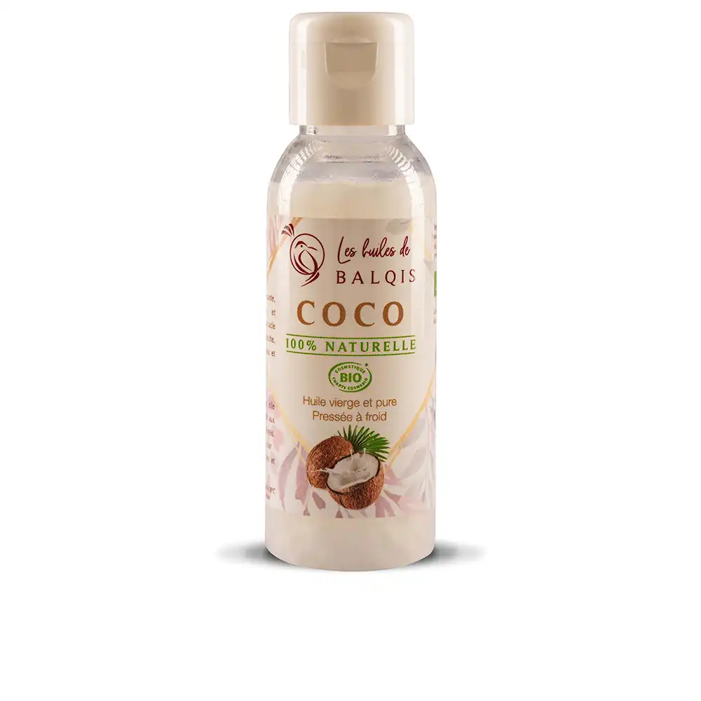 Coco aceite virgen 100 % orgánico 50 ml - Les Huiles De Balqis - Comparador de precios