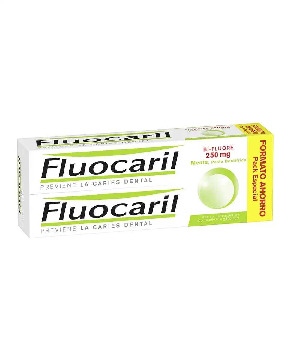 Fluocaril - Duplo Pasta De Dientes Anti-caries Bi-Fluoré Sabor Menta - Fluocaril - Comparador de precios