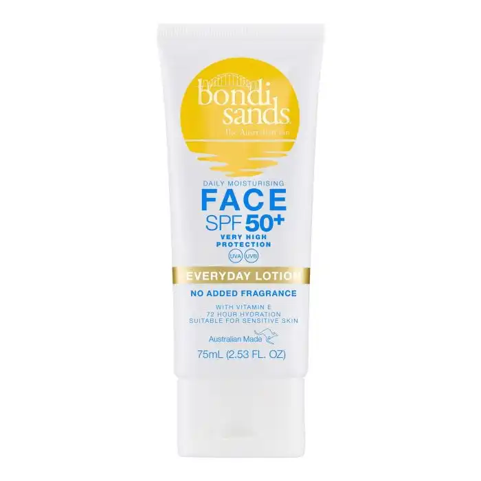 Loción Protectora Facial Hidratante SPF50+ Sin Perfume 75 ml - Bondi Sands - Comparador de precios