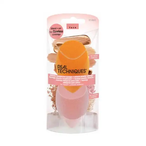Miracle Complexion Sponge + Miracle Powder Sponge - Real Techniques - Comparador de precios