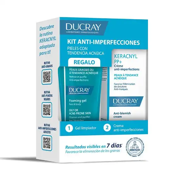 Pack Keracnyl Pp+ Y Regalo Keracnyl Gel - Ducray - Comparador de precios