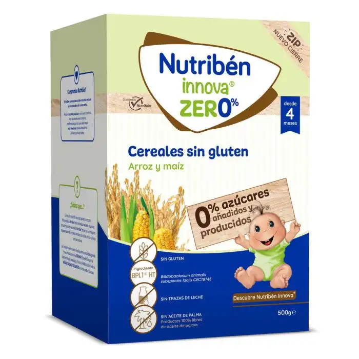 Papilla Cereales sin Gluten Zero % 500 gr - NUTRIBEN - Comparador de precios