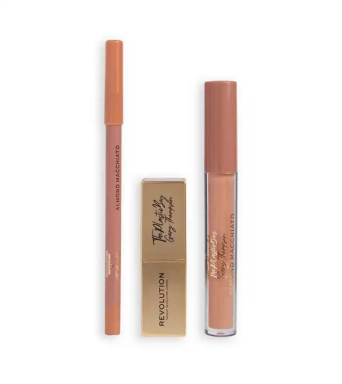 Revolution - *Makeup Revolution x The Plastic Boy* - Kit de labios - Almond Macchiato - Makeup Revolution - Comparador de precios