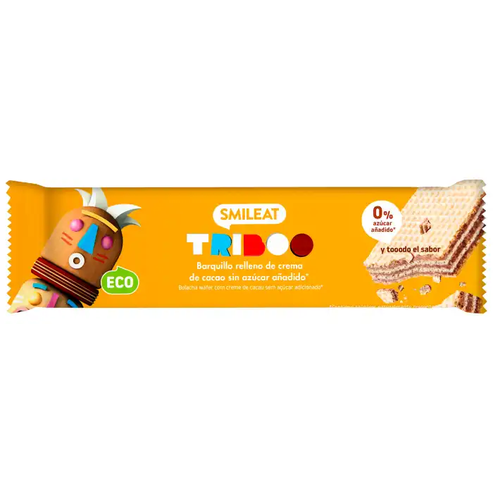 Triboo ECO Barquillo Relleno 30 gr - SMILEAT - Comparador de precios