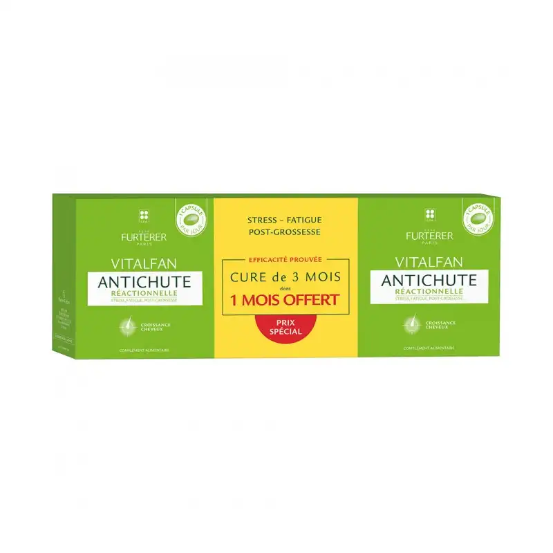 Trio vitalfan reaccional 3x30unids. - René Furterer - Comparador de precios