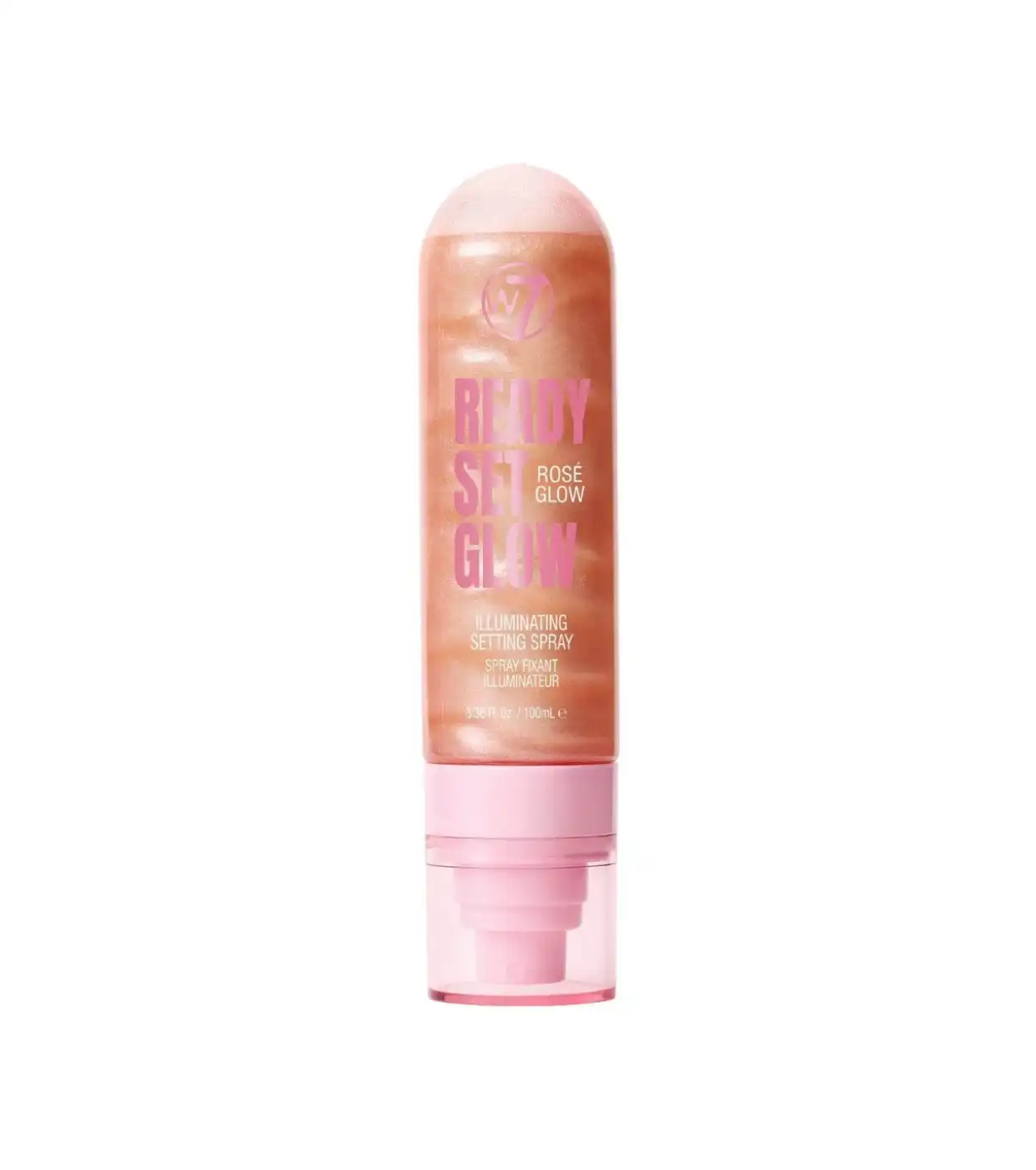 W7 Cosmetics - Spray fijador de maquillaje Ready, Set, Glow - Rose Glow - W7 - Comparador de precios