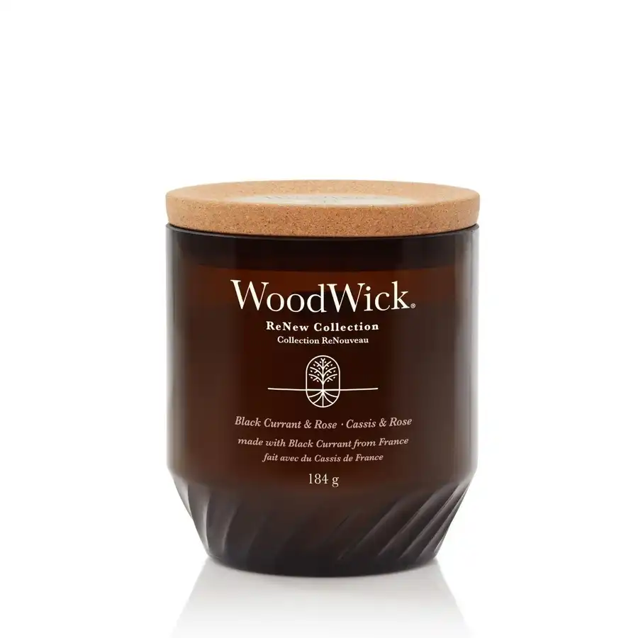 WoodWick - RENEW LARGE CANDLE BLACK CURRANT & ROSE Velas 184 g unisex - WoodWick - Comparador de precios