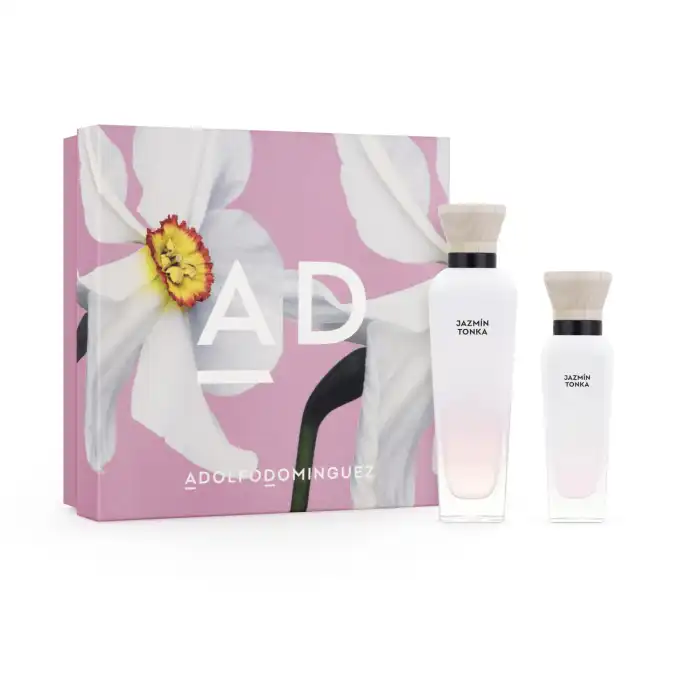 ¡49% DTO! Estuche de Regalo Jazmín Tonka Eau de Parfum 180 ml - Adolfo Dominguez - Comparador de precios