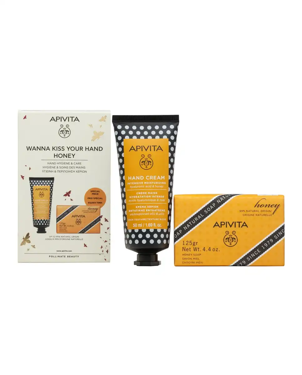 Apivita - Cofre Crema De Manos Con Miel + Jabón Natural Con Miel - Apivita - Comparador de precios