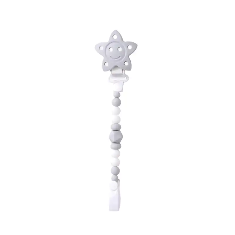 Cadenita Portachupete "estrellita" Gris - SARO - Comparador de precios