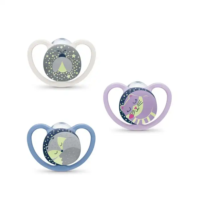 Chupete Space Night Silicona - NUK - Comparador de precios