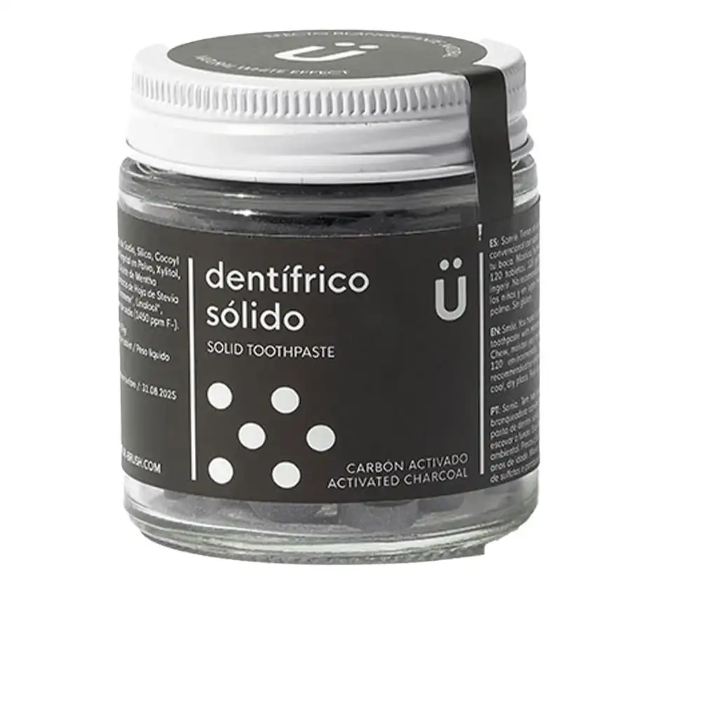 Dentífrico Sólido carbón activado con efecto blanqueante natural #Menta limón 165 gr - NATURBRUSH - Comparador de precios