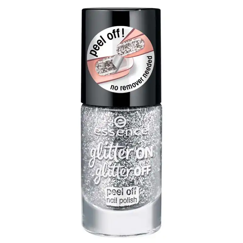 Glitter On Glitter Peel Off Esmalte De Uñas 01 - ESSENCE - Comparador de precios