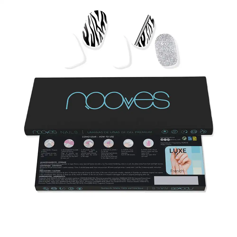 Láminas De Uñas De Gel premium glam #funky baby - Nooves - Comparador de precios