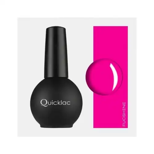 Mia Make Up - Quicklac Semipermanente Lacas de uñas 15 ml FUCHSINE - Mia Make Up - Comparador de precios