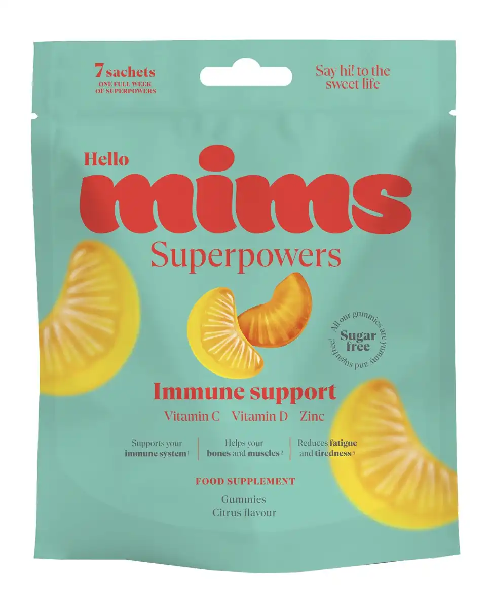 Mims - 7 Bolsitas Gummies Immune Support Adults - Mims - Comparador de precios