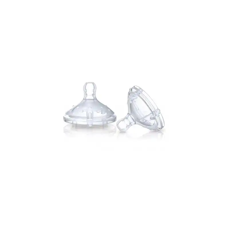 Nuby Tetina Confort Flujo RÁpido Boca Ancha +6m - Nuby - Comparador de precios