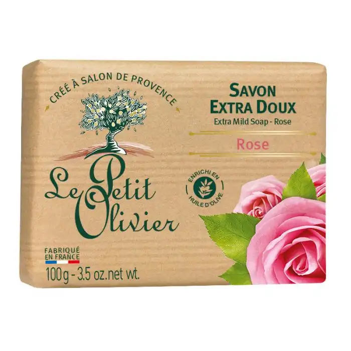 Pastilla Jabón Rosas 100 gr - Le Petit Olivier - Comparador de precios