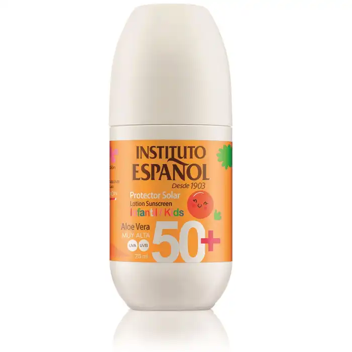 Protector Solar Roll-On Kids SPF50+ 75 ml - Instituto Español - Comparador de precios