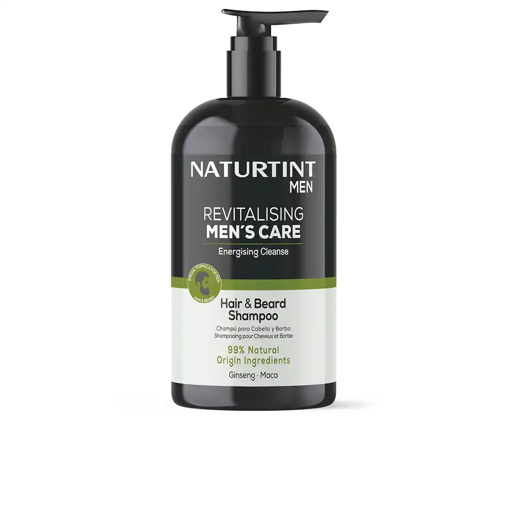 Revitalising MEN’S Care champú para cabello y barba limpieza energizante 500 ml - Naturtint - Comparador de precios
