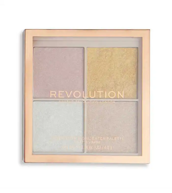 Revolution - *Ultimate Lights* - Paleta de iluminadores en polvo Cheek Glow Palette - Makeup Revolution - Comparador de precios