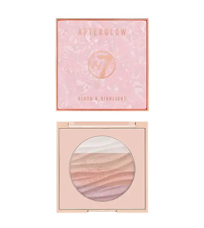 W7 - Iluminador y colorete en polvo Afterglow - W7 - Comparador de precios