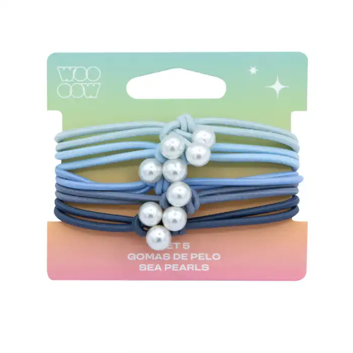 Set 5 Gomas de Pelo Pearls - Woo oow - Comparador de precios