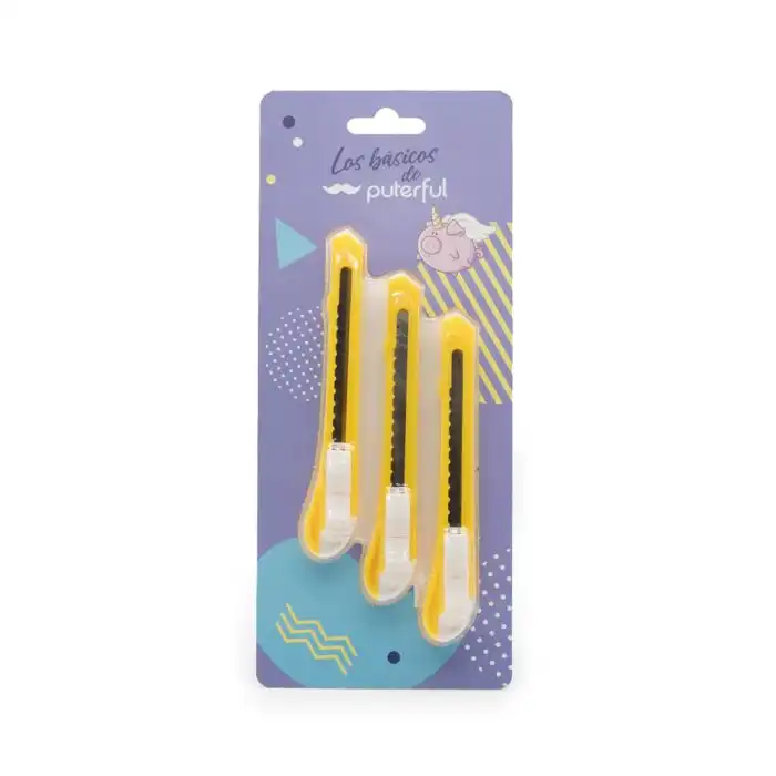 ¡43% DTO! Set de 3 Cutters  Puterful by Primor - Puterful by Primor - Comparador de precios