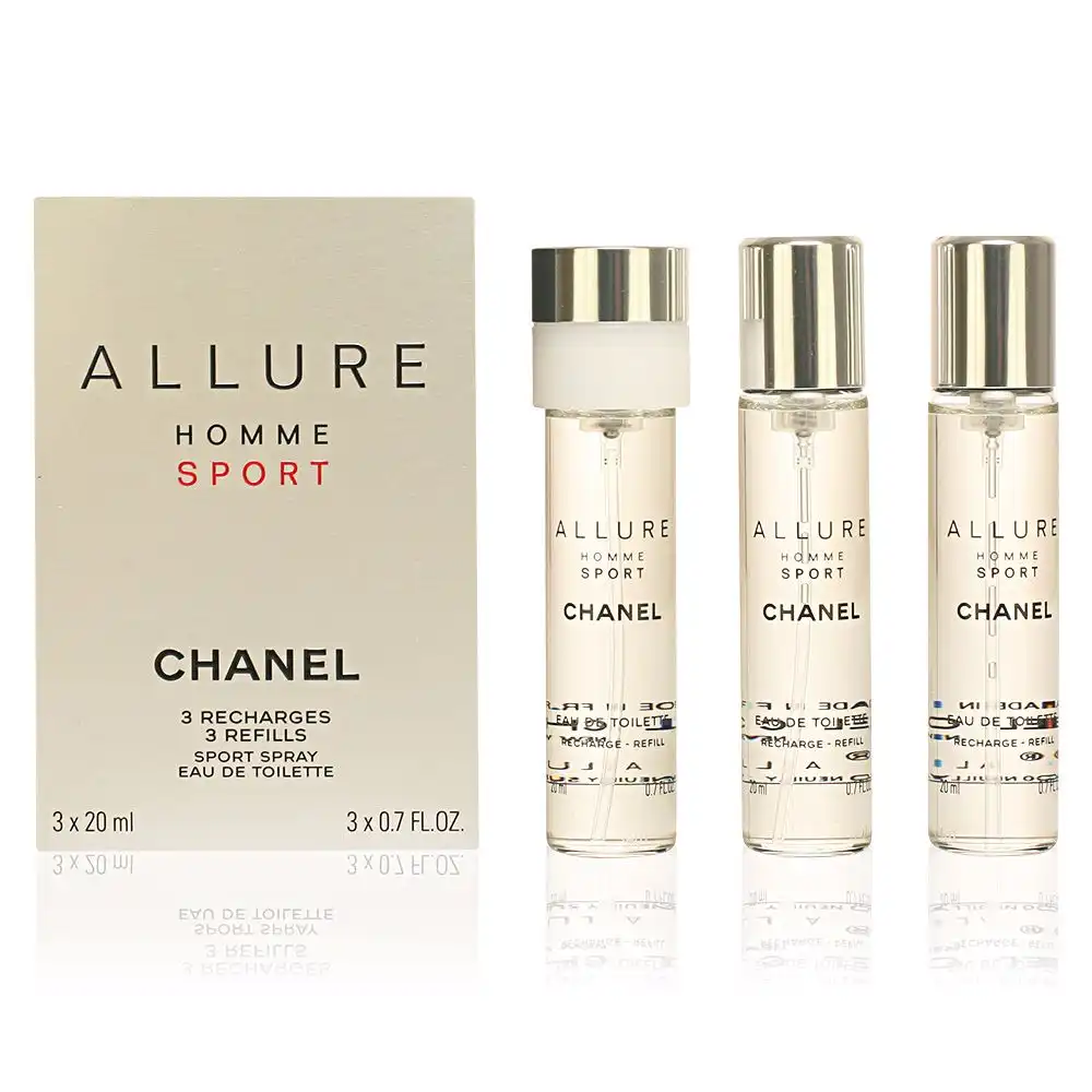 Allure Homme Sport eau de toilette vaporizador refills 3 x 20 ml - Chanel - Comparador de precios