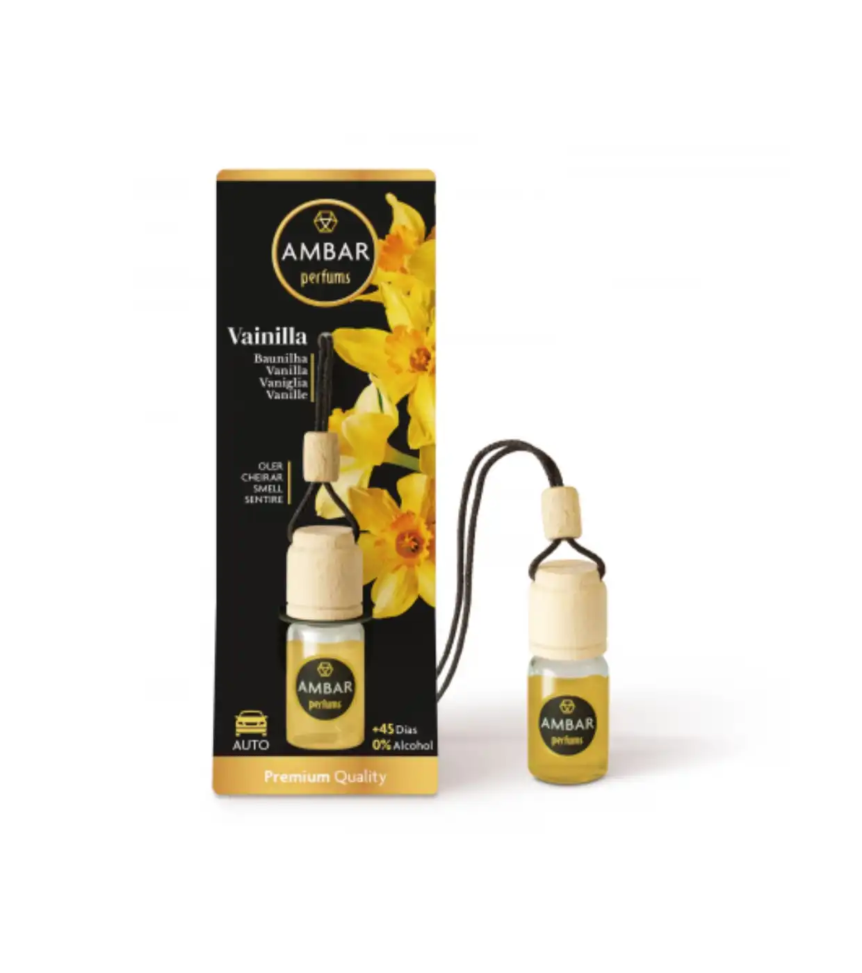 AMBAR Perfums - Ambientador para coche - Vainilla - Ambar Perfums - Comparador de precios