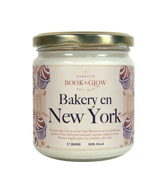 Book and Glow - *Wanderlust* - Vela de soja - Bakery en New York - Book and Glow - Comparador de precios