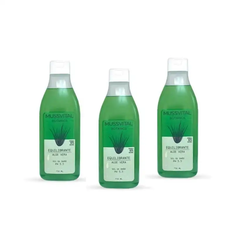 Botanics gel aloe vera 3 x 750ml - Mussvital - Comparador de precios