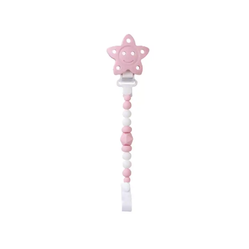 Cadenita Portachupete "estrellita" Rosa - SARO - Comparador de precios