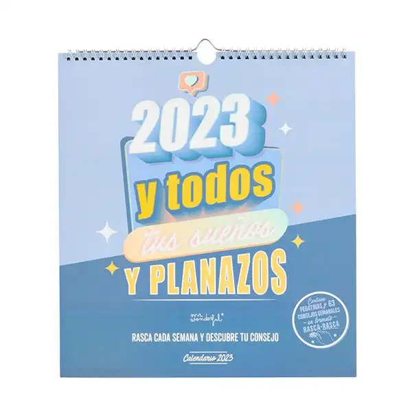Calendario Pared 2023 Y Todos Tus Sueños - Mr Wonderful - Comparador de precios