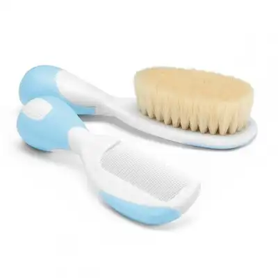 Chicco Chicco Cepillo y Peine de Pelo Natural Azul, 1 un - Chicco - Comparador de precios