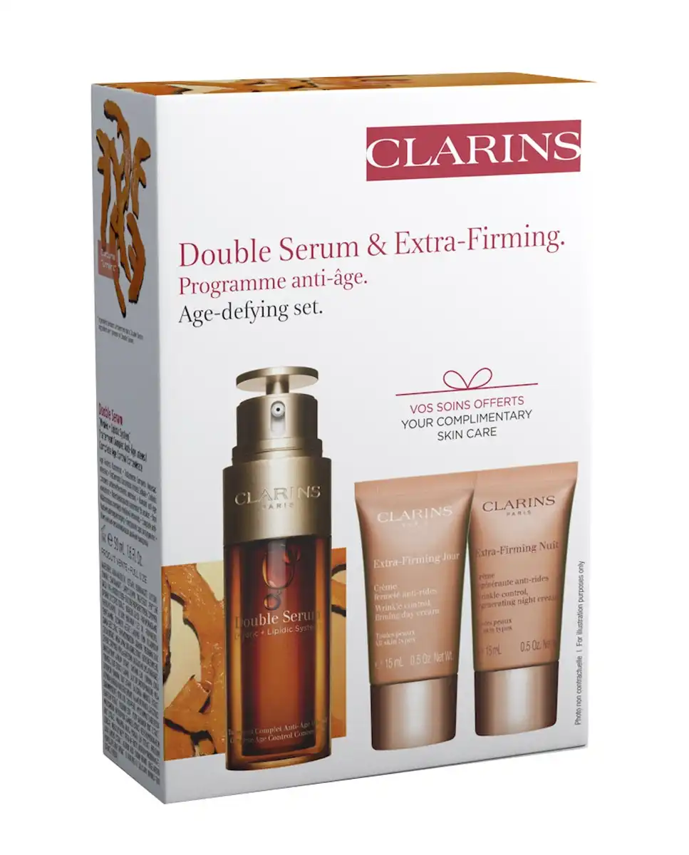 Clarins - Estuche De Regalo Double Serum + Día Y Noche Extra Firming - Clarins - Comparador de precios