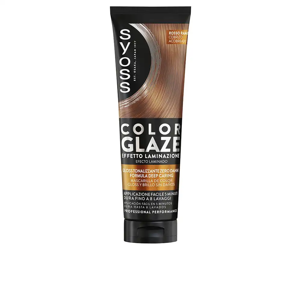 COLOR GLAZE mascarilla de color matiante con efecto laminado #Cobrizo - Syoss - Comparador de precios